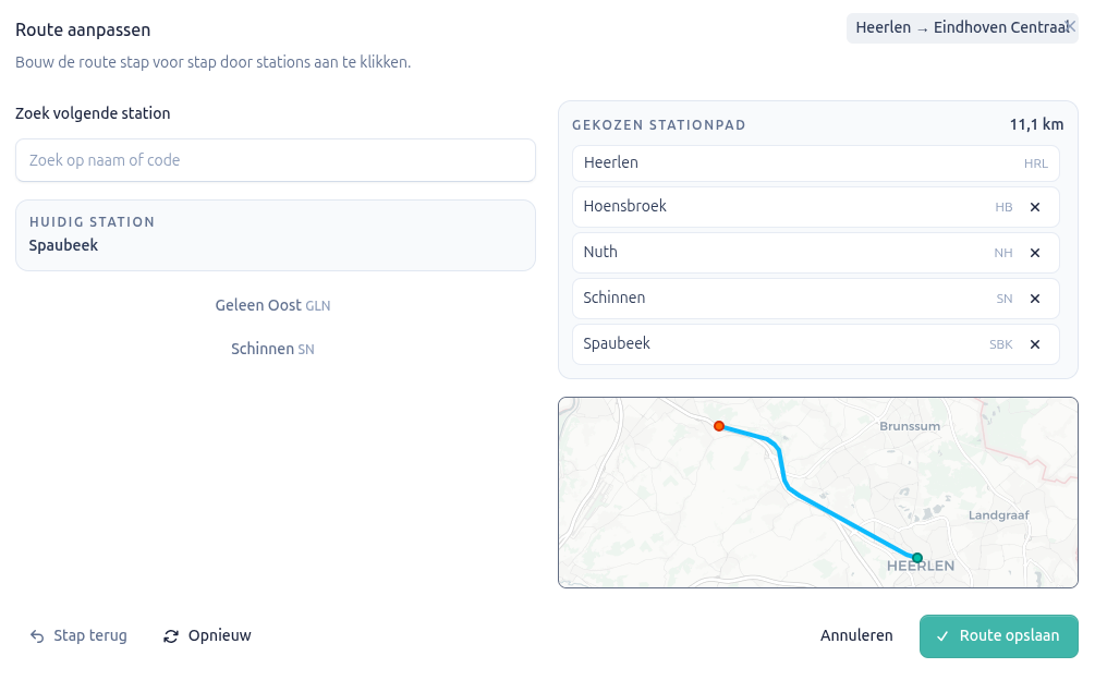 RailBox voorbeeld screenshot afbeelding